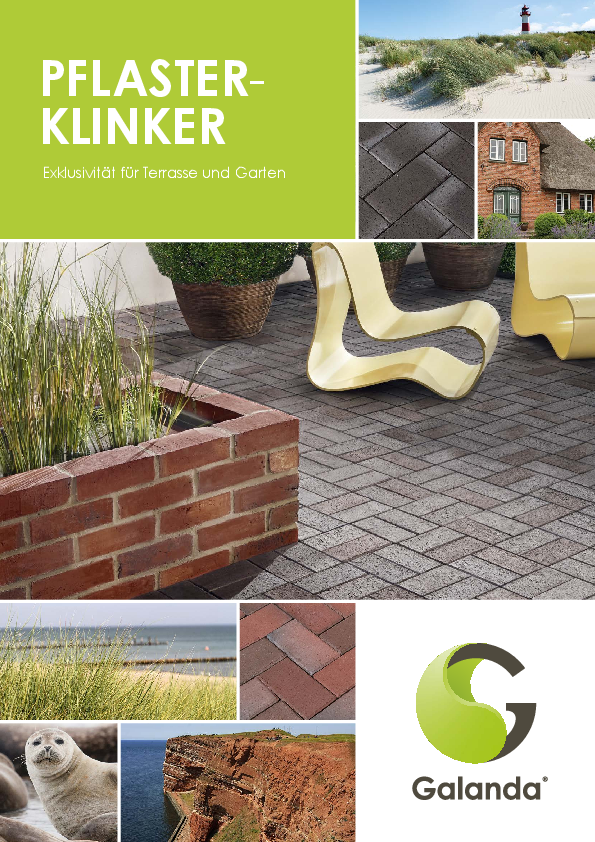 Galanda Broschüre Pflasterklinker